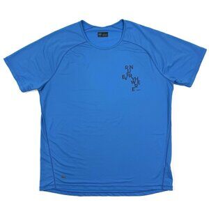 Janji Mens Helio Tech Short Sleeve Tee T-Shirt Size Large Running Performance